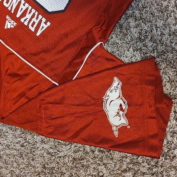 Arkansas Razorbacks Adidas Football Jersey - Picture 6 of 6